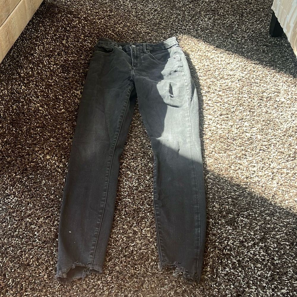 Good American size 27 charcoal jeans